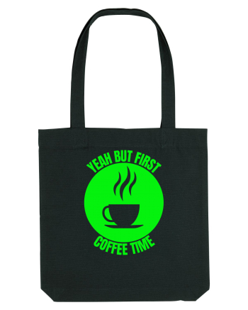 Yeah But First Coffee Black