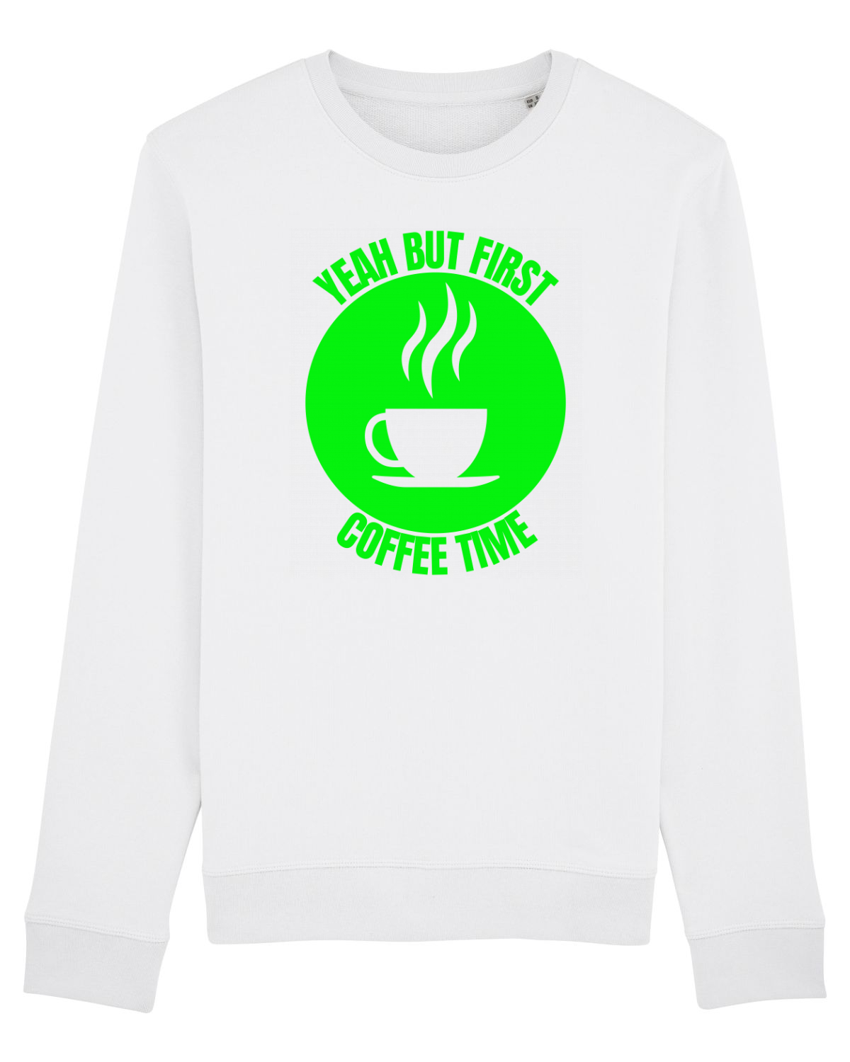 Bluză mânecă lungă Unisex Rise White