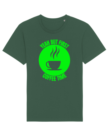 Yeah But First Coffee Bottle Green