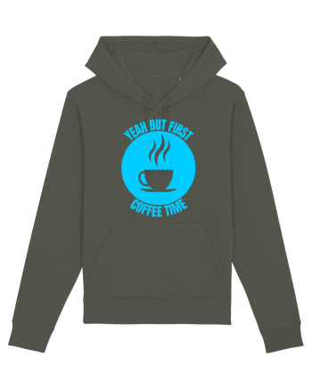 Yeah But First Coffee Khaki