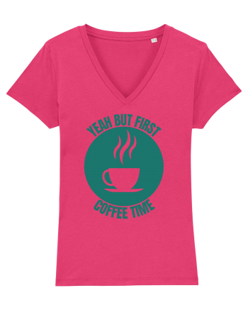 Yeah But First Coffee Raspberry
