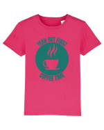 Yeah But First Coffee Tricou mânecă scurtă  Copii Mini Creator