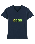 Bacon Tricou mânecă scurtă guler V Bărbat Presenter