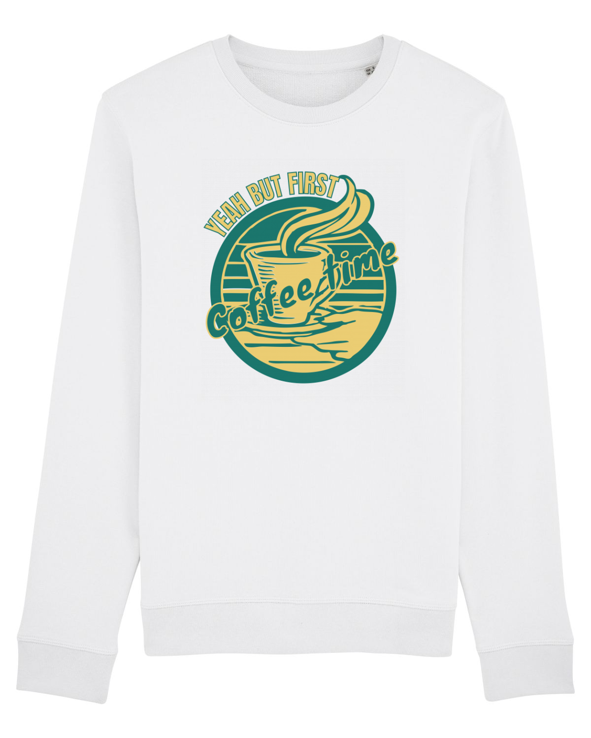 Bluză mânecă lungă Unisex Rise White