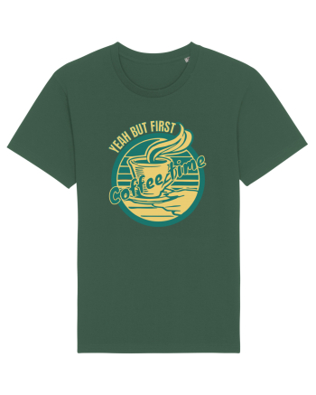 Yeah But First Coffee Bottle Green