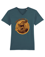 Yeah But First Coffee Tricou mânecă scurtă guler V Bărbat Presenter