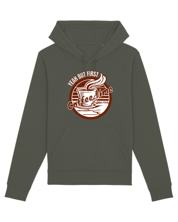 Yeah But First Coffee Khaki