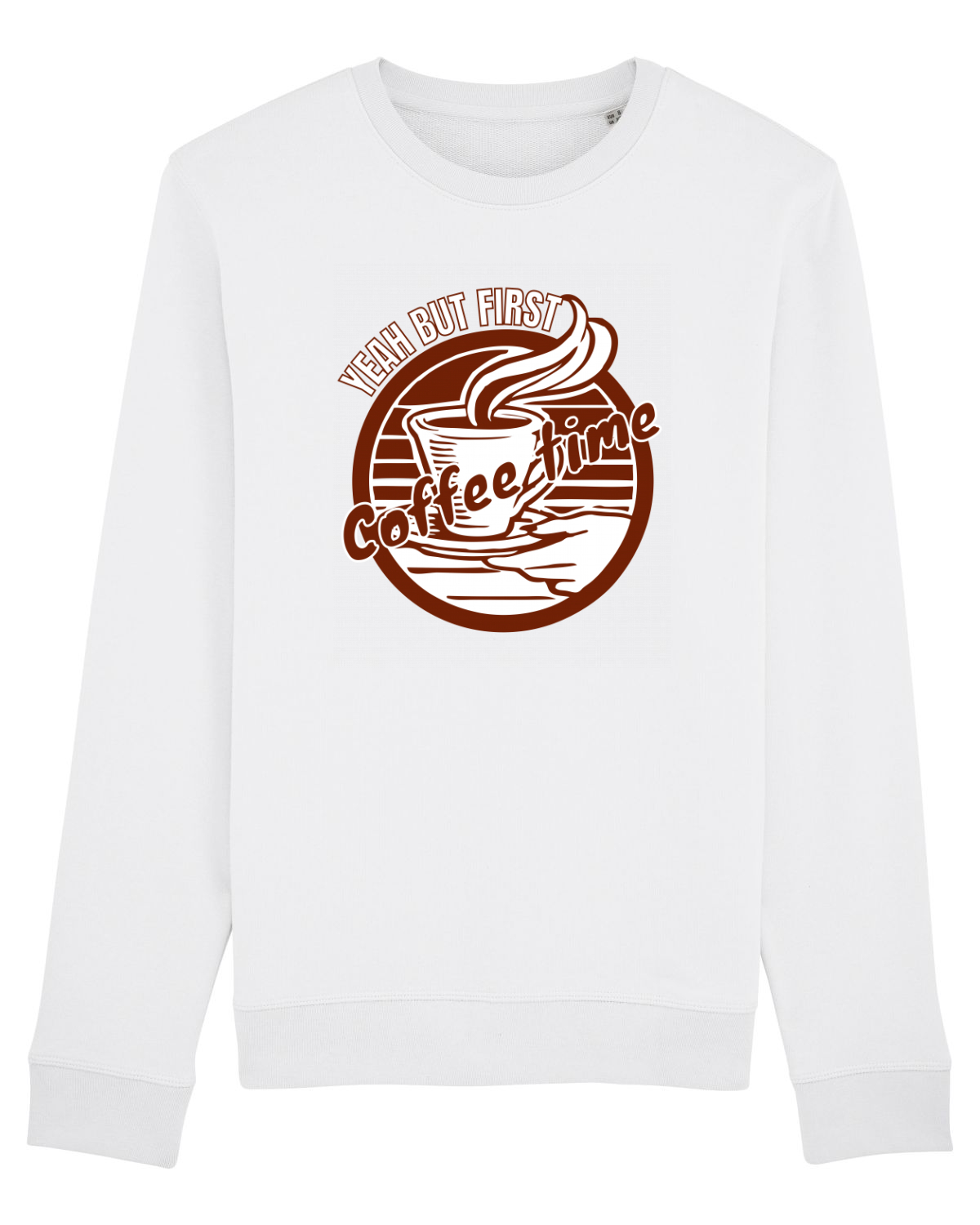 Bluză mânecă lungă Unisex Rise White