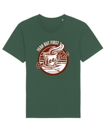 Yeah But First Coffee Bottle Green