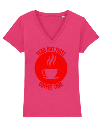 Yeah But First Coffee Raspberry