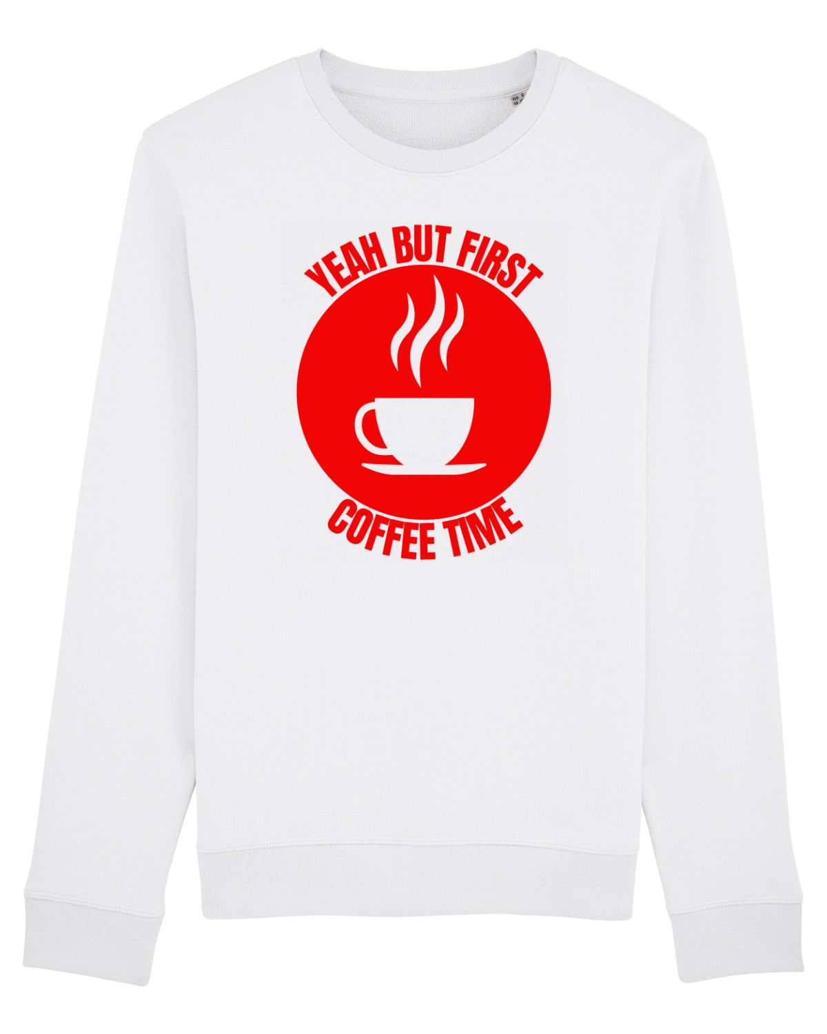 Bluză mânecă lungă Unisex Rise White