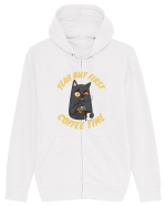 Coffee and Cat Hanorac cu fermoar Unisex Connector