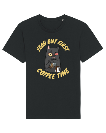 Coffee and Cat Black