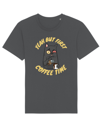 Coffee and Cat Anthracite