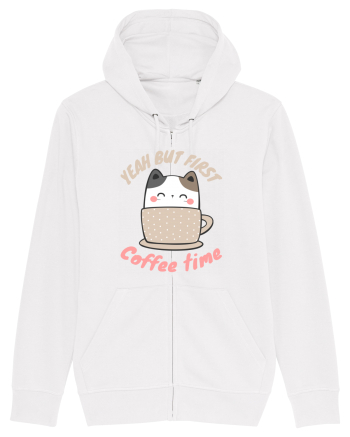 Coffee and Cat White