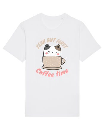 Coffee and Cat White