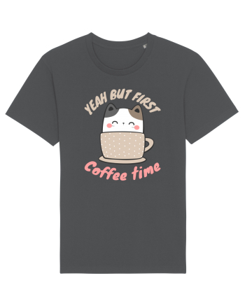 Coffee and Cat Anthracite