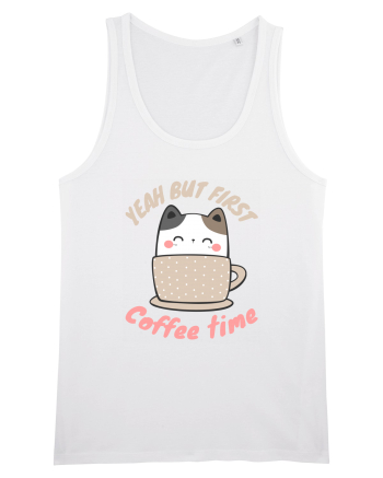 Coffee and Cat White