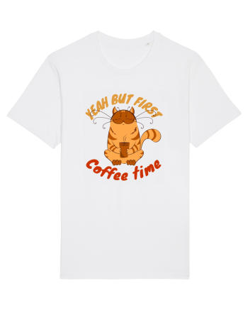 Coffee and Cat White