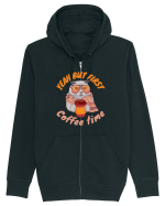 Coffee and Cat Hanorac cu fermoar Unisex Connector