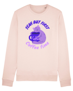 Coffee and Cat Bluză mânecă lungă Unisex Rise