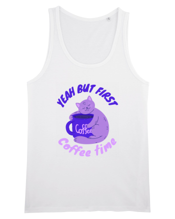 Coffee and Cat White