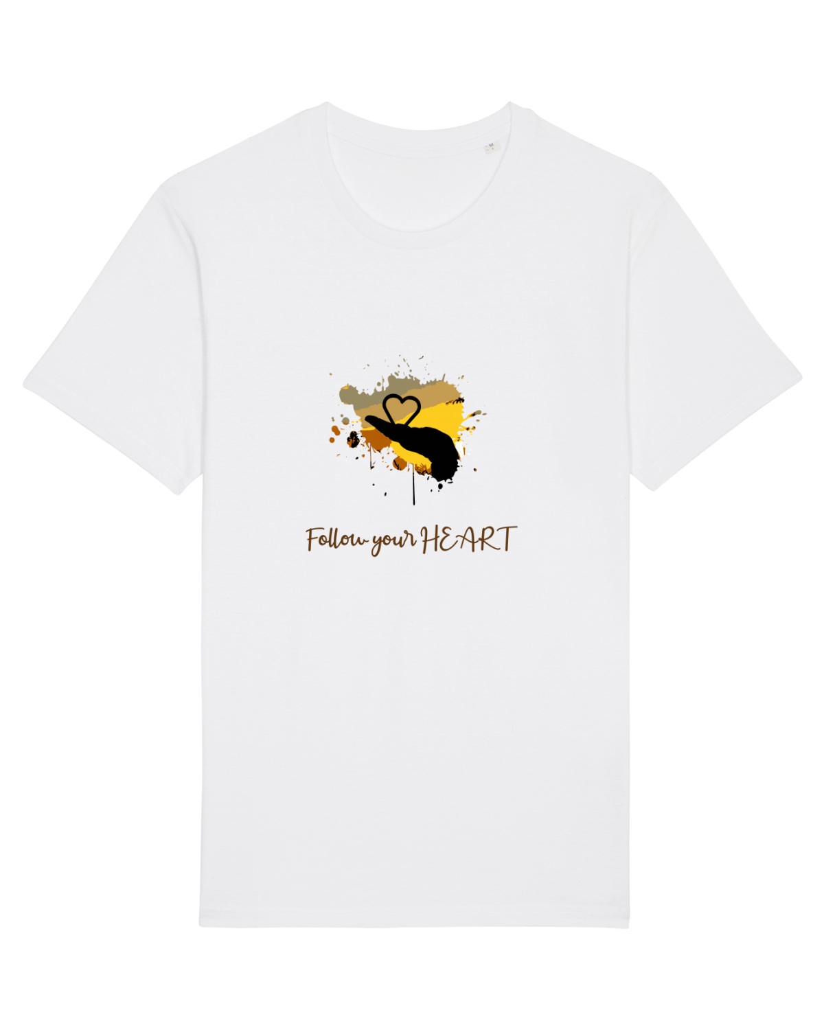 Tricou mânecă scurtă Unisex Rocker White