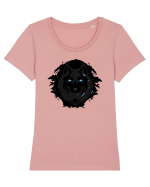 Black Wolf Tricou mânecă scurtă guler larg fitted Damă Expresser