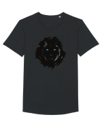 Black Wolf Tricou mânecă scurtă guler larg Bărbat Skater