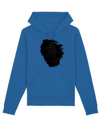 Black Wolf Royal Blue