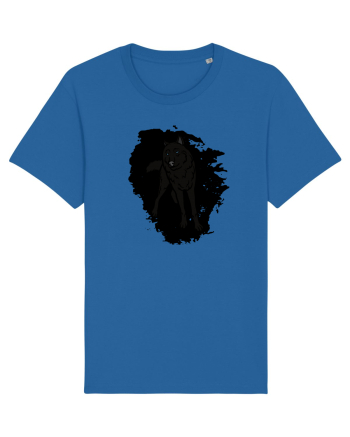 Black Wolf Royal Blue