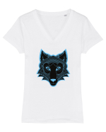 Black Wolf Tricou mânecă scurtă guler V Damă Evoker