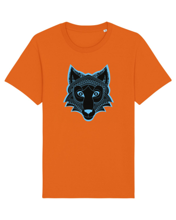 Black Wolf Bright Orange