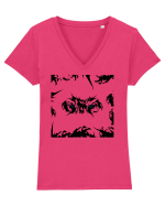 Black Wolf Tricou mânecă scurtă guler V Damă Evoker