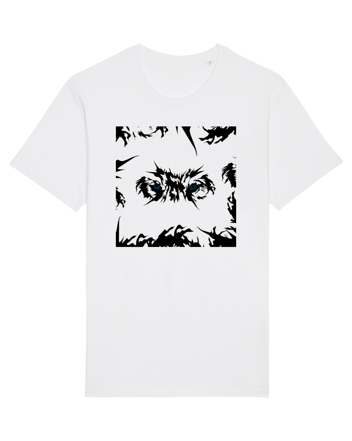 Tricou mânecă scurtă Unisex Rocker White