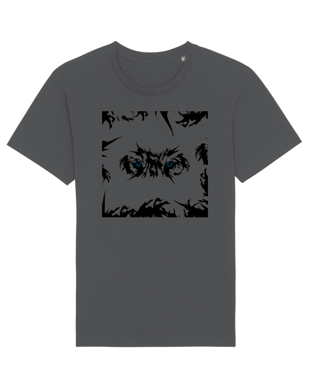Tricou mânecă scurtă Unisex Rocker Anthracite