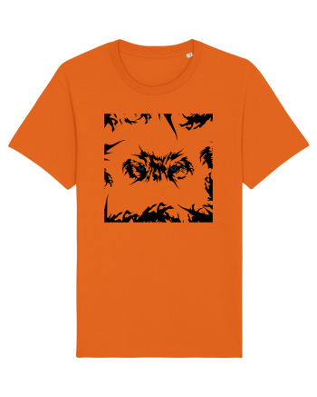 Black Wolf Bright Orange