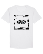 Black Wolf Tricou mânecă scurtă guler larg Bărbat Skater