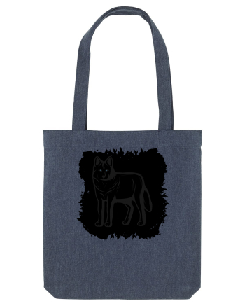 Black Wolf Midnight Blue
