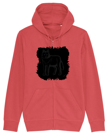 Black Wolf Carmine Red