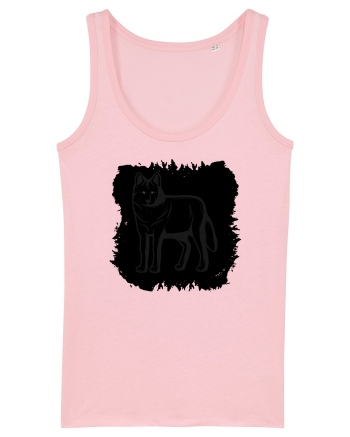 Black Wolf Cotton Pink
