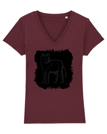 Black Wolf Burgundy
