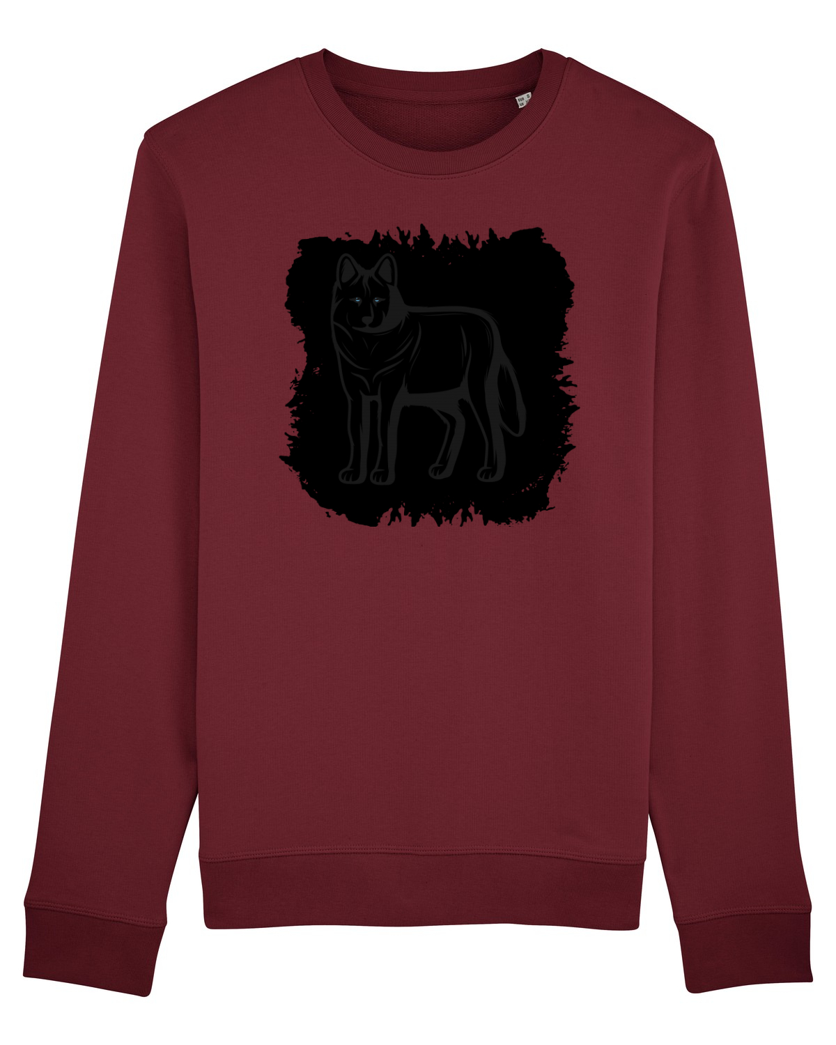 Bluză mânecă lungă Unisex Rise Burgundy