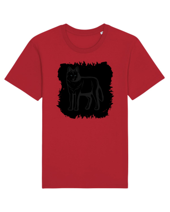 Black Wolf Red