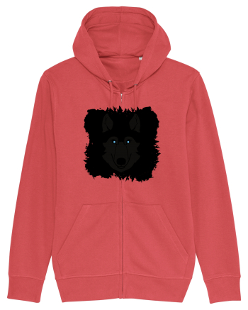 Black Wolf Carmine Red