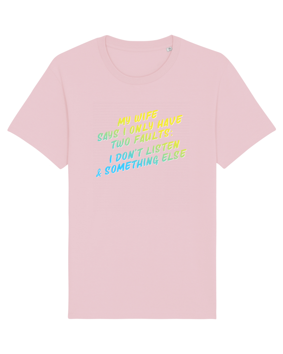 Tricou mânecă scurtă Unisex Rocker Cotton Pink