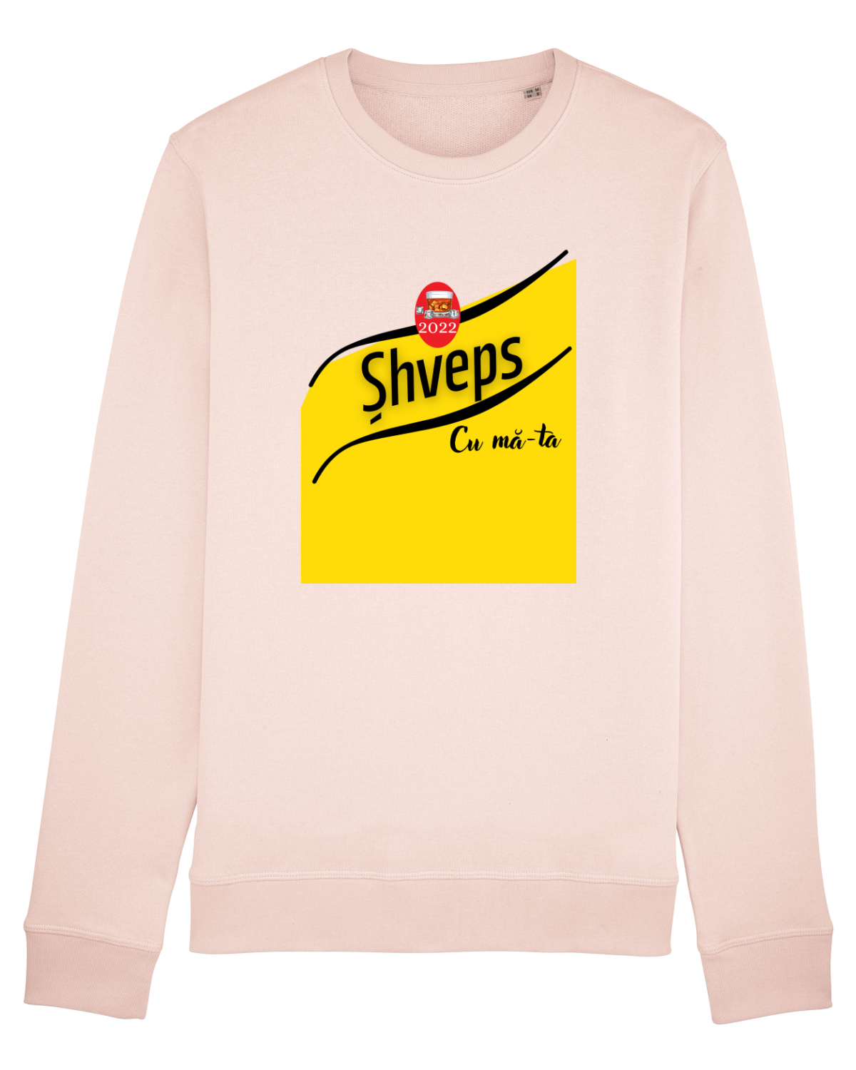 Bluză mânecă lungă Unisex Rise Candy Pink