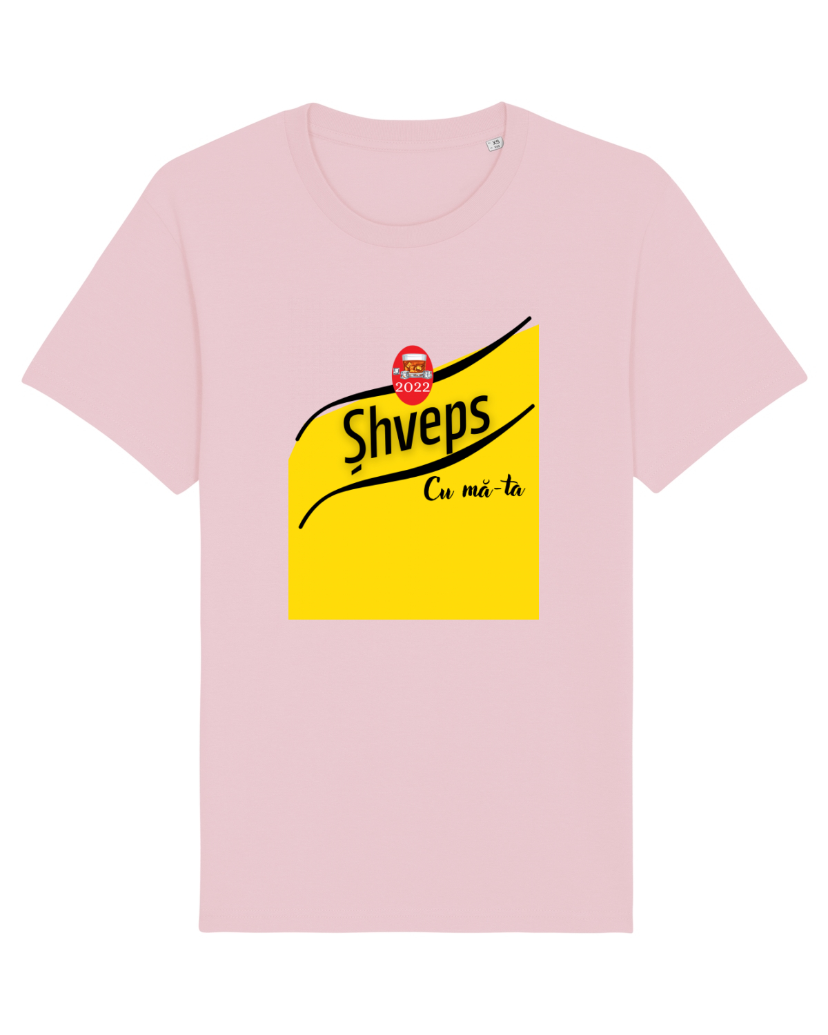 Tricou mânecă scurtă Unisex Rocker Cotton Pink