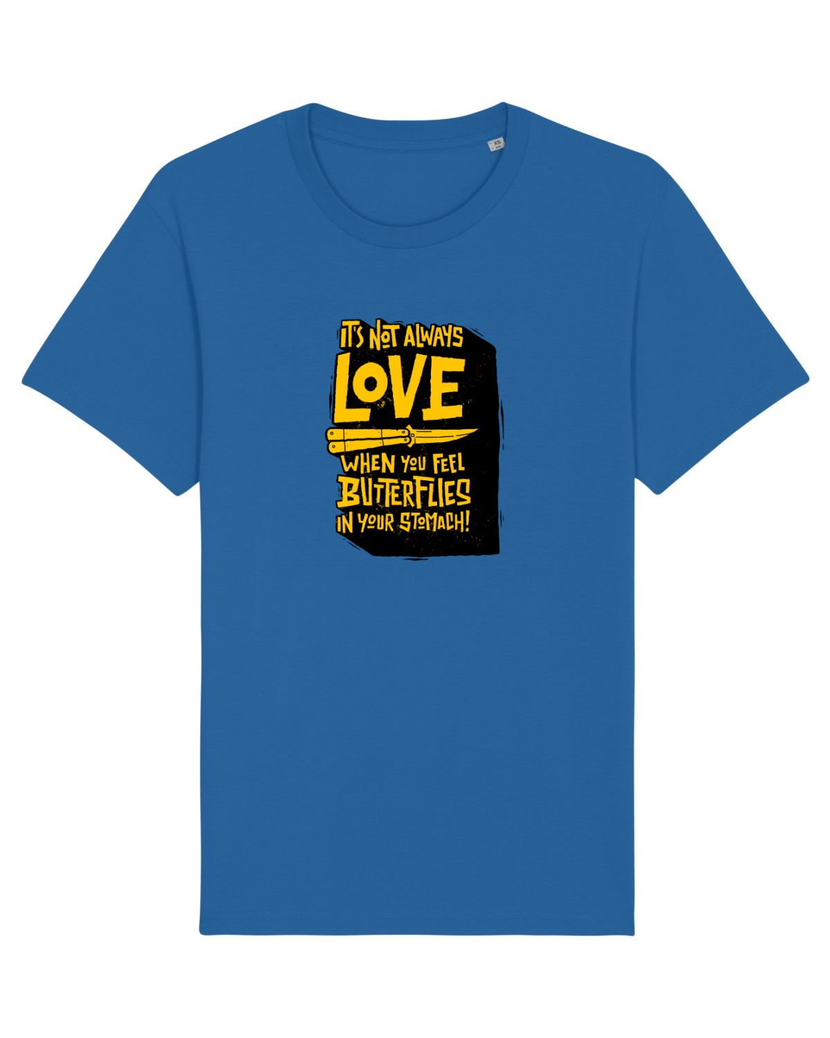 Tricou mânecă scurtă Unisex Rocker Royal Blue