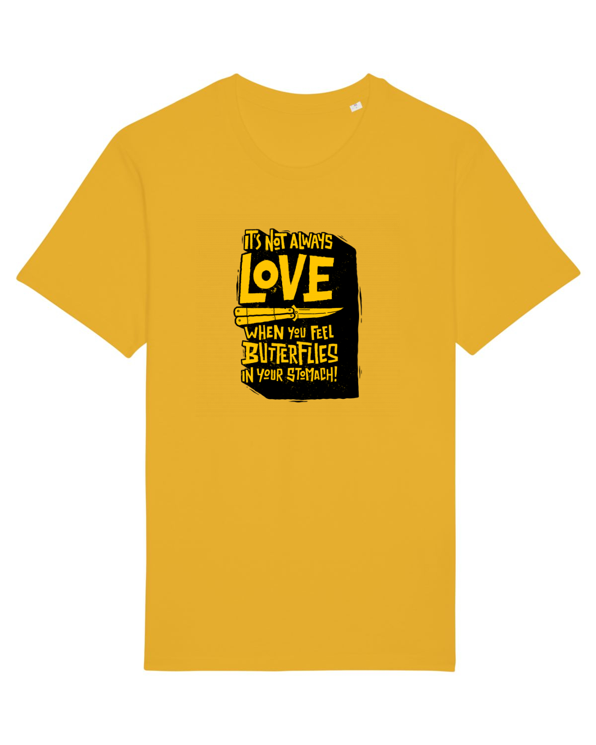 Tricou mânecă scurtă Unisex Rocker Spectra Yellow